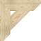 Ekena Millwork Traditional Slat Rough Sawn Bracket, Douglas Fir, 6"W x 24"D x 24"H BKT06X24X24TRA06RDF - alternate 4